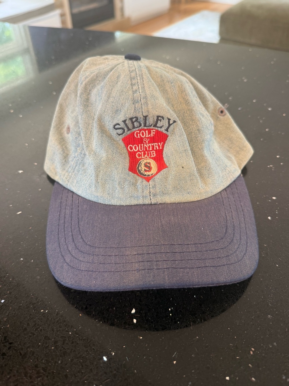 Sibley Golf & Country Club Two-Tone Baseball Cap - Blue/Gray